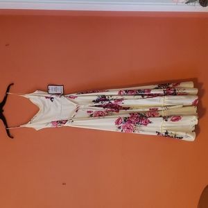 Brand New Betsey Johnson vintage style size 6 floral dress.